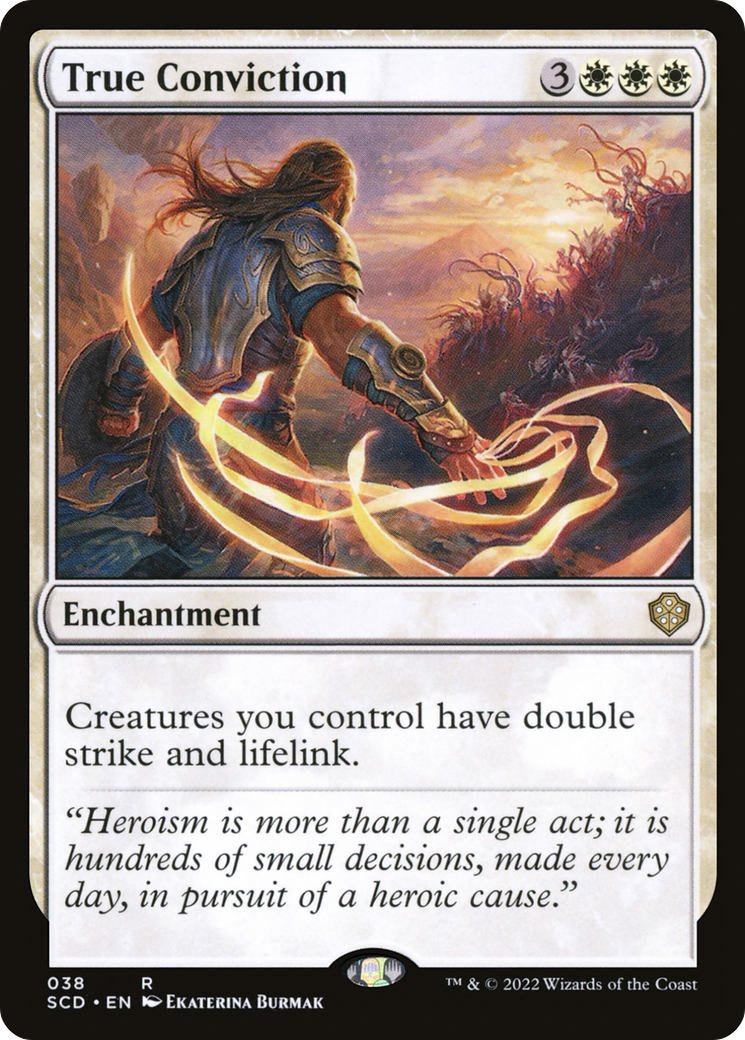 Image of True Conviction (SCD-038) - Starter Commander Decks