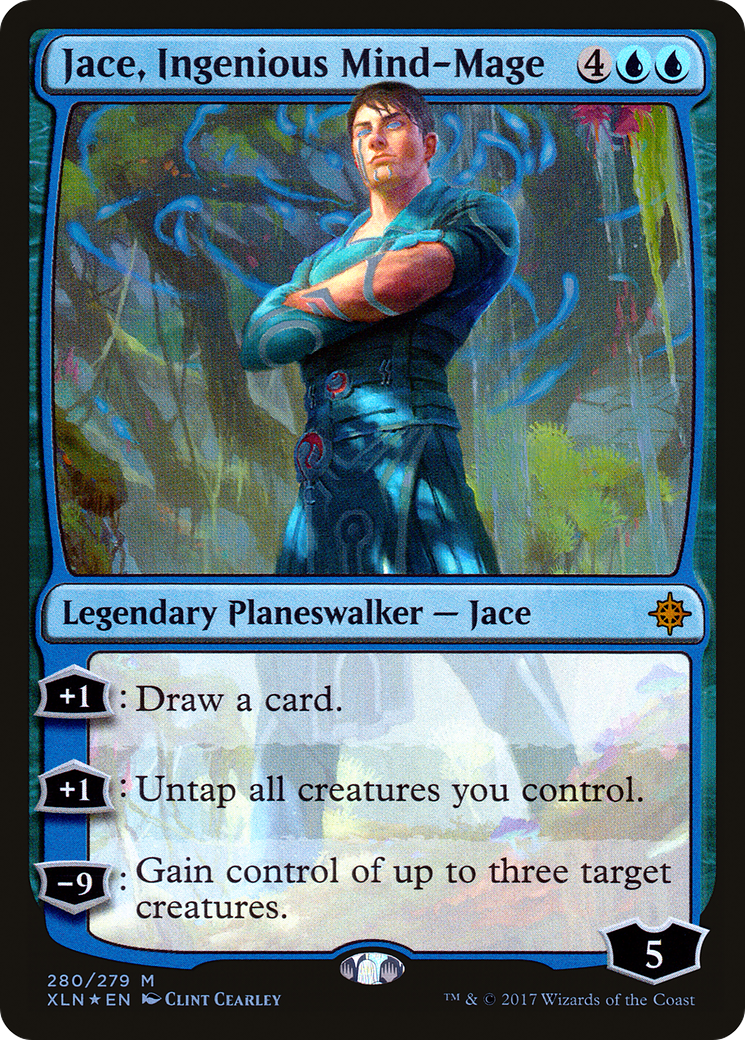Image of Jace, Ingenious Mind-Mage (XLN-280) - Ixalan Foil
