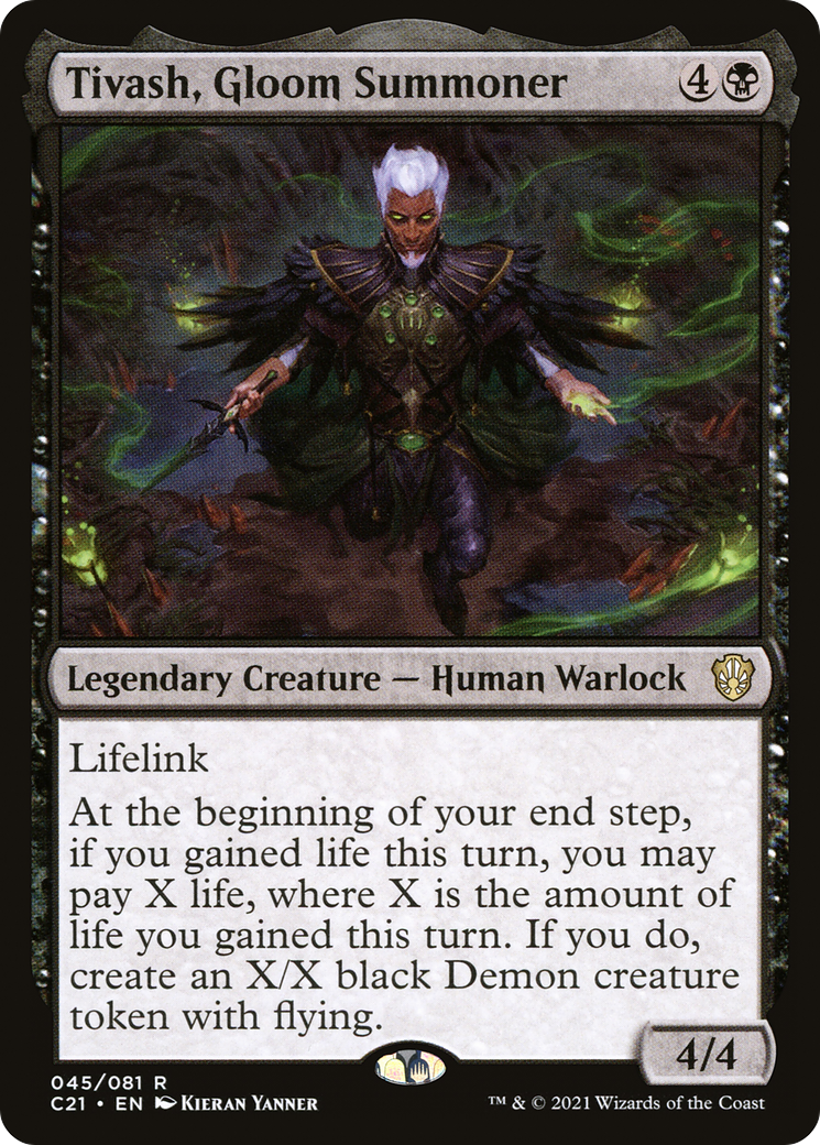 Image of Tivash, Gloom Summoner (C21-045) - Commander 2021