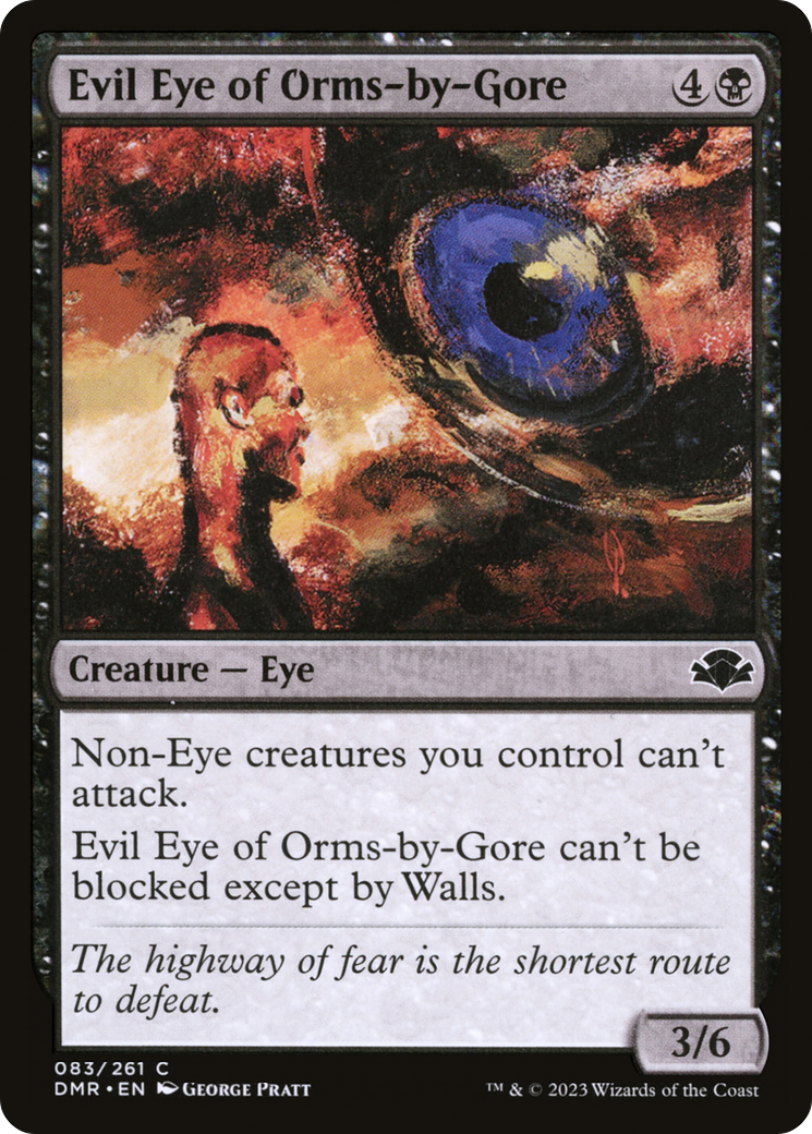 Image of Evil Eye of Orms-by-Gore (DMR-083) - Dominaria Remastered Foil