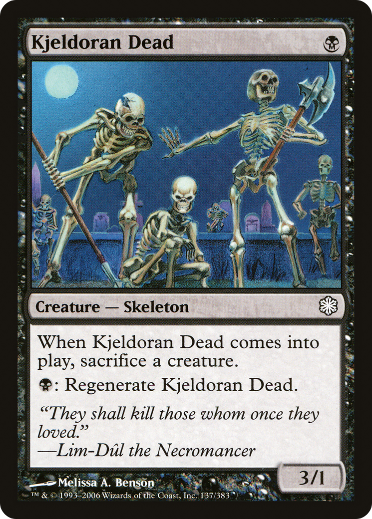 Image of Kjeldoran Dead (CTD-137) - Coldsnap Theme Decks