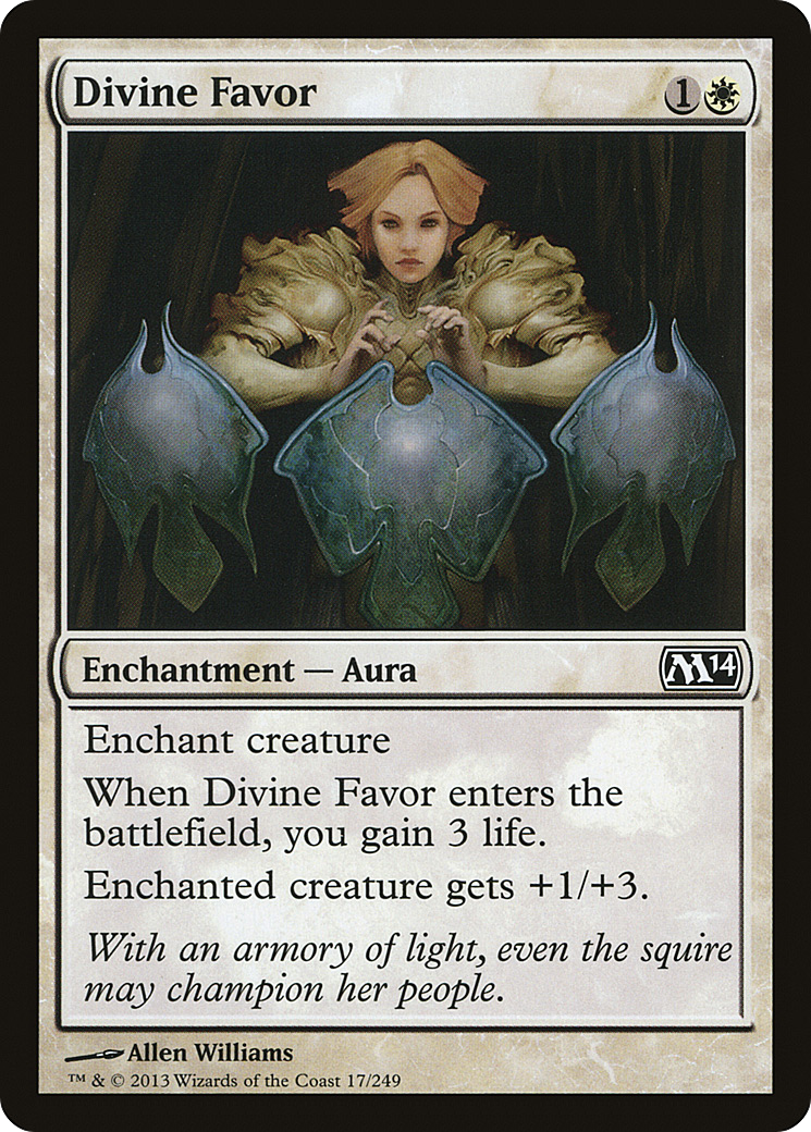 Image of Divine Favor (M14-017) - Magic 2014