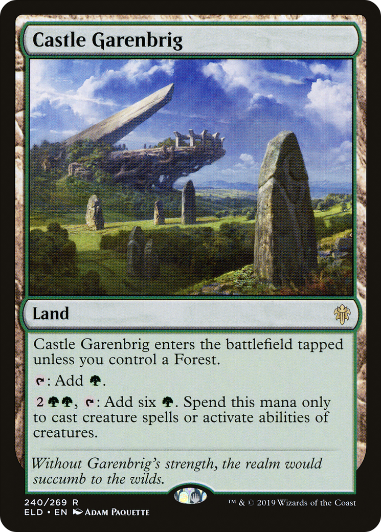 Image of Castle Garenbrig (ELD-240) - Throne of Eldraine Foil