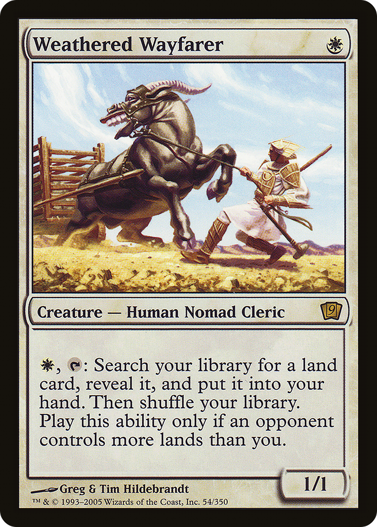 Image of Weathered Wayfarer (9ED-054) - 9th Edition Foil