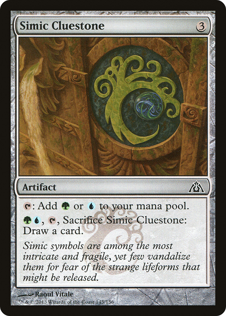 Image of Simic Cluestone (DGM-145) - Dragon's Maze Foil