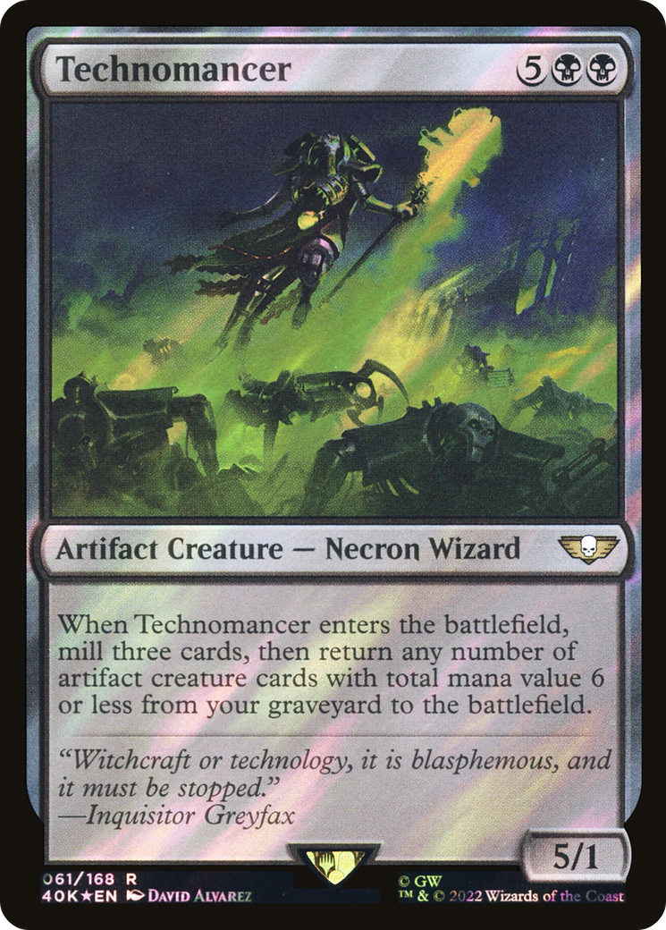 Image of Technomancer (Surge Foil) (40K-061) - Warhammer 40,000 Commander Foil