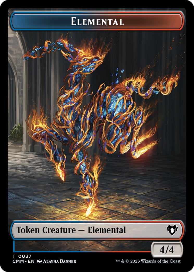 Image of Elemental (TCMM-037) - Commander Masters Tokens Foil