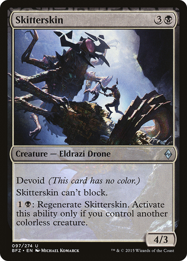 Image of Skitterskin (BFZ-097) - Battle for Zendikar: (devoid) Foil