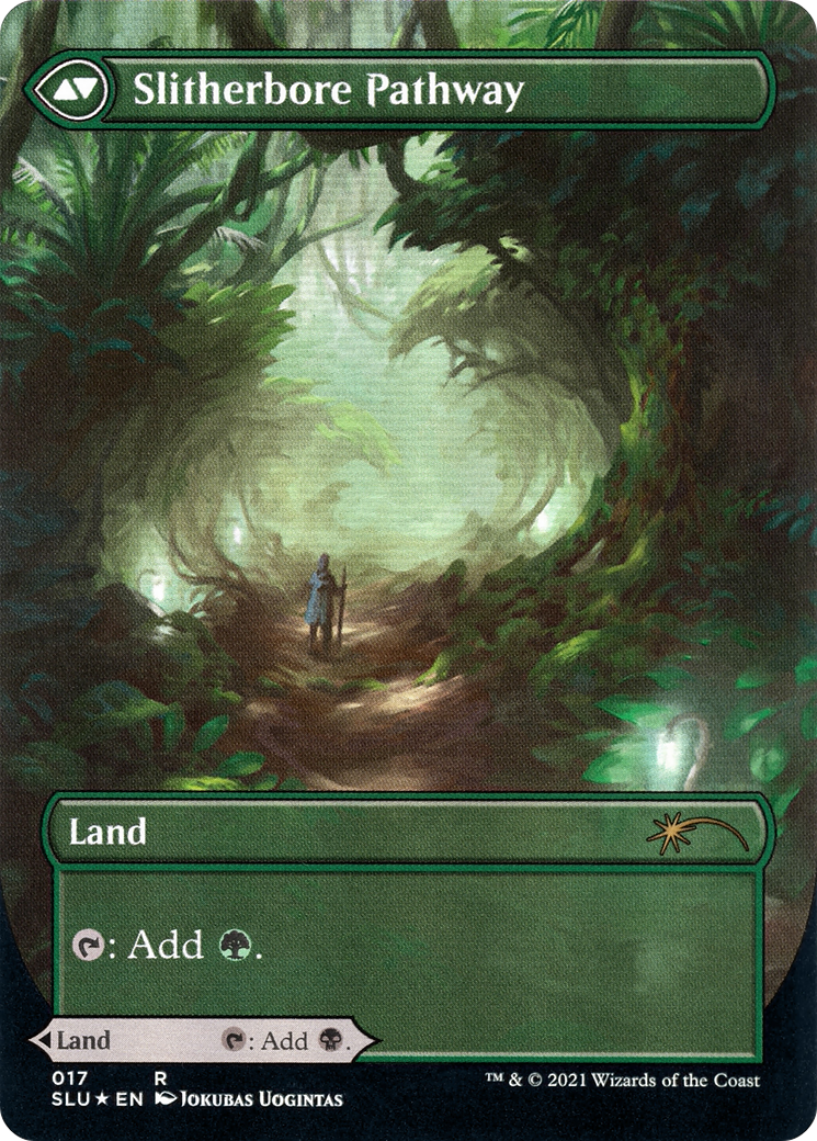 Image of Darkbore Pathway (Borderless) (SLU-017) - Secret Lair: Ultimate Edition: (Showcase) (Borderless) Foil