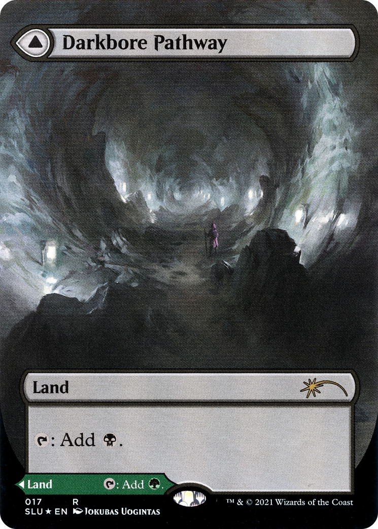 Image of Darkbore Pathway (Borderless) (SLU-017) - Secret Lair: Ultimate Edition: (Showcase) (Borderless) Foil