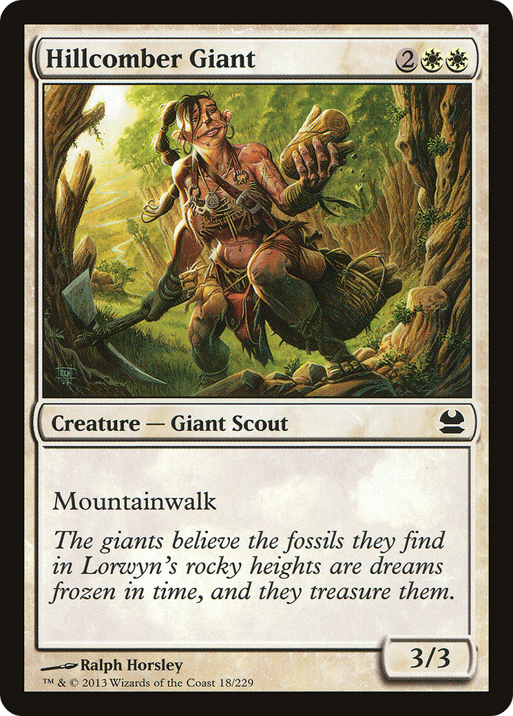 Image of Hillcomber Giant (MMA-018) - Modern Masters Foil