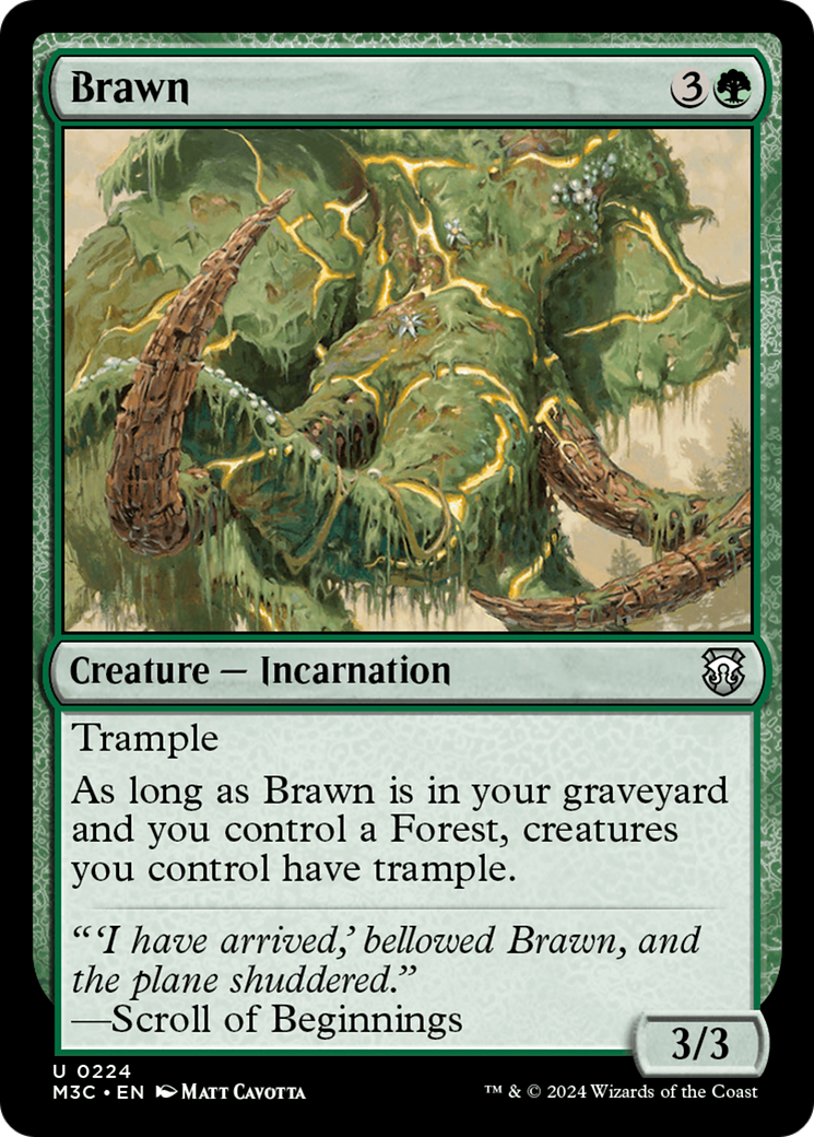Image of Brawn (M3C-224) - Modern Horizons 3 Commander