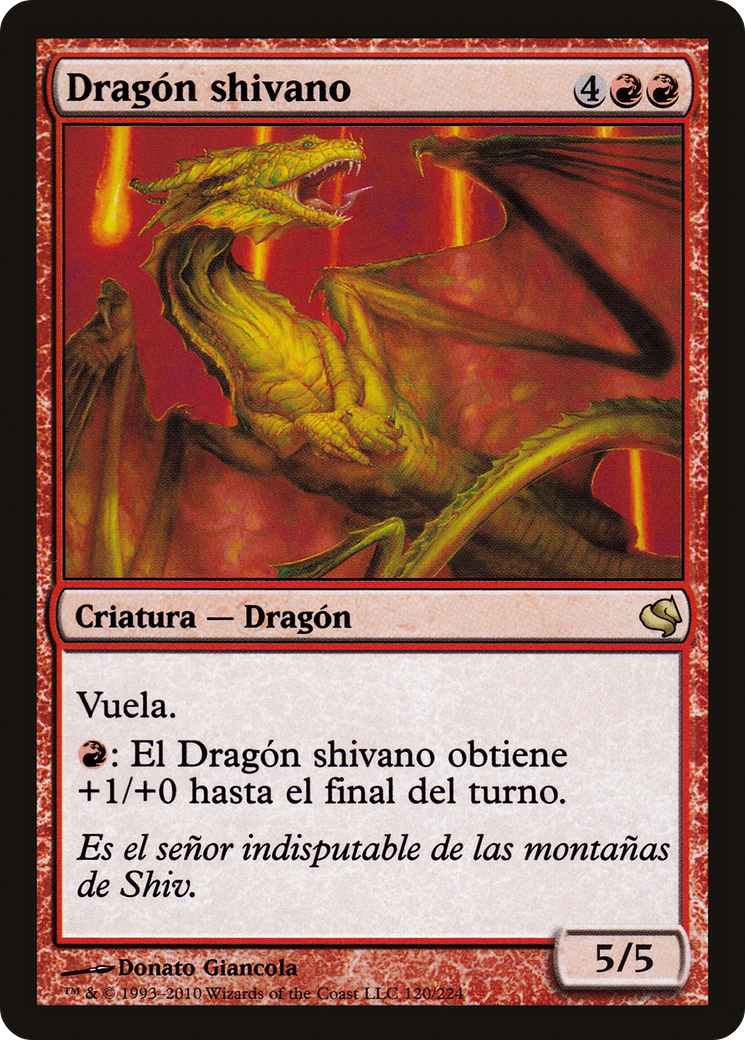 Image of Shivan Dragon (Spanish) - 