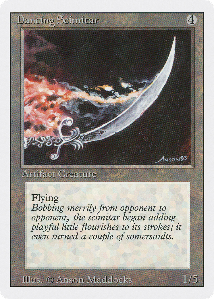 Image of Dancing Scimitar (3ED-) - Revised Edition