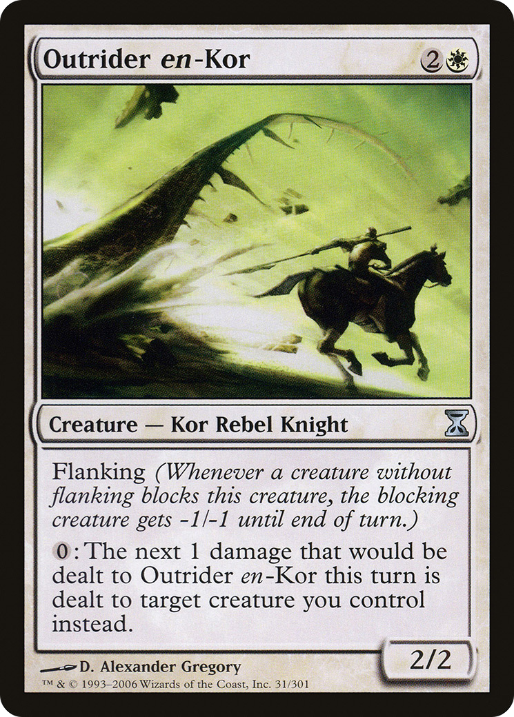 Image of Outrider en-Kor (TSP-031) - Time Spiral Foil