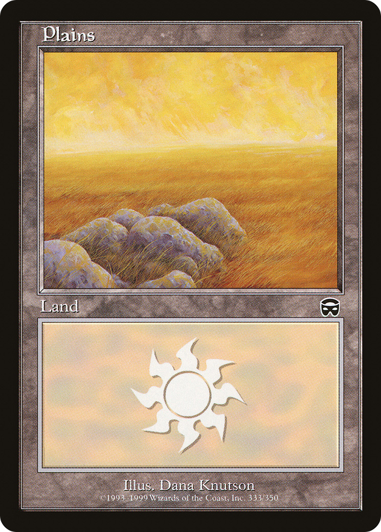 Image of Plains (333) (MMQ-333) - Mercadian Masques Foil
