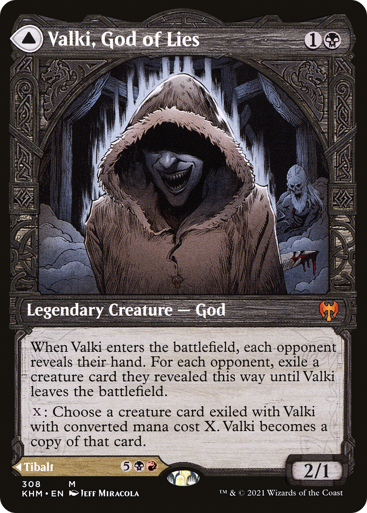 Image of Valki, God of Lies (Showcase) (KHM-308) - Kaldheim: (Showcase)