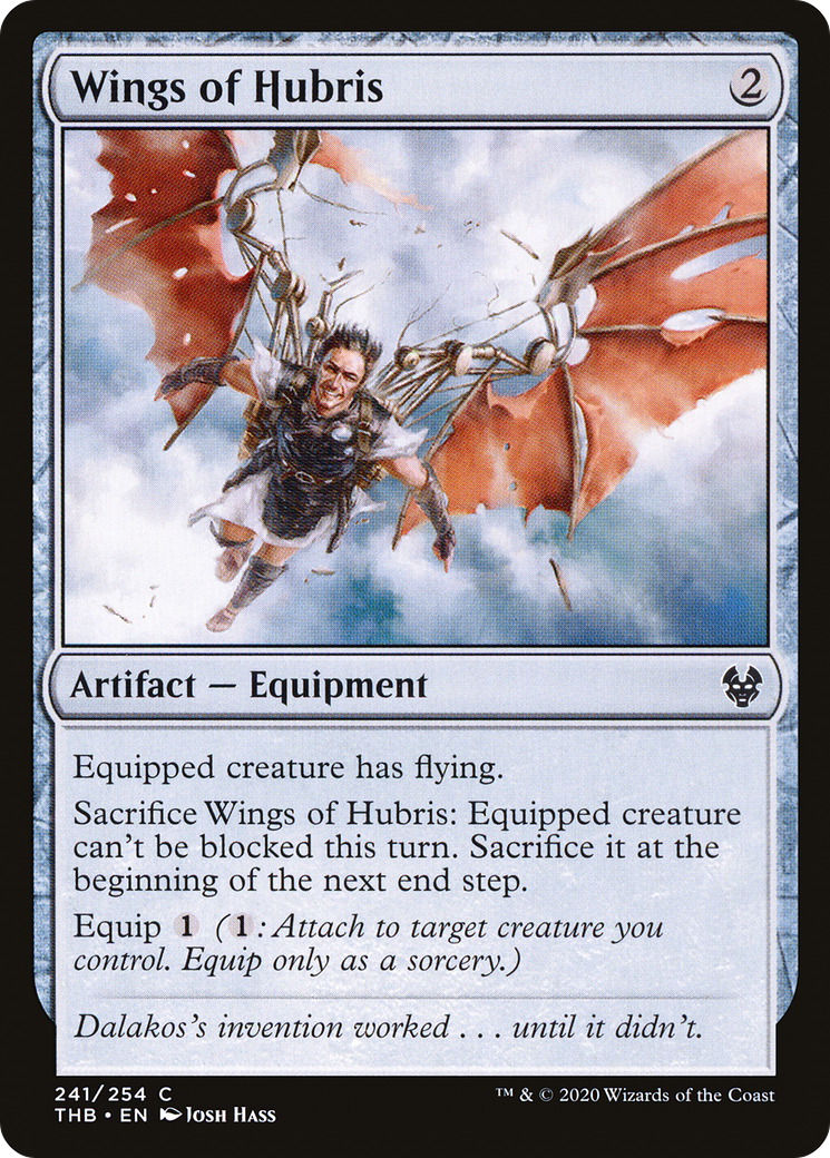 Image of Wings of Hubris (THB-241) - Theros Beyond Death Foil