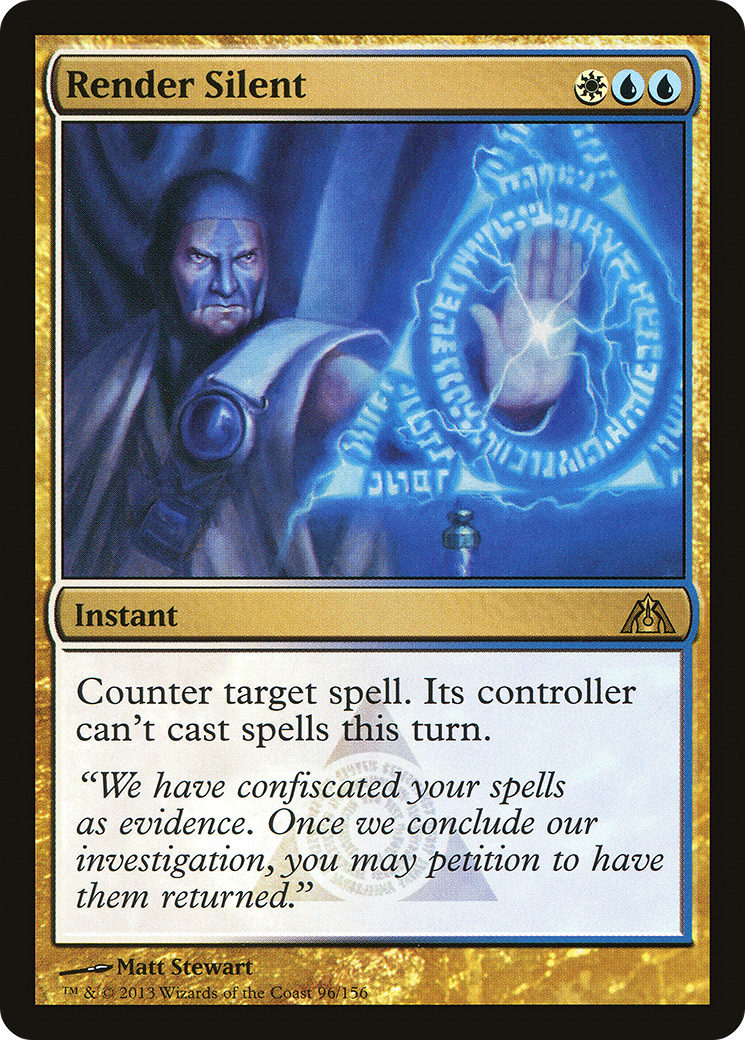 Image of Render Silent (DGM-096) - Dragon's Maze Foil