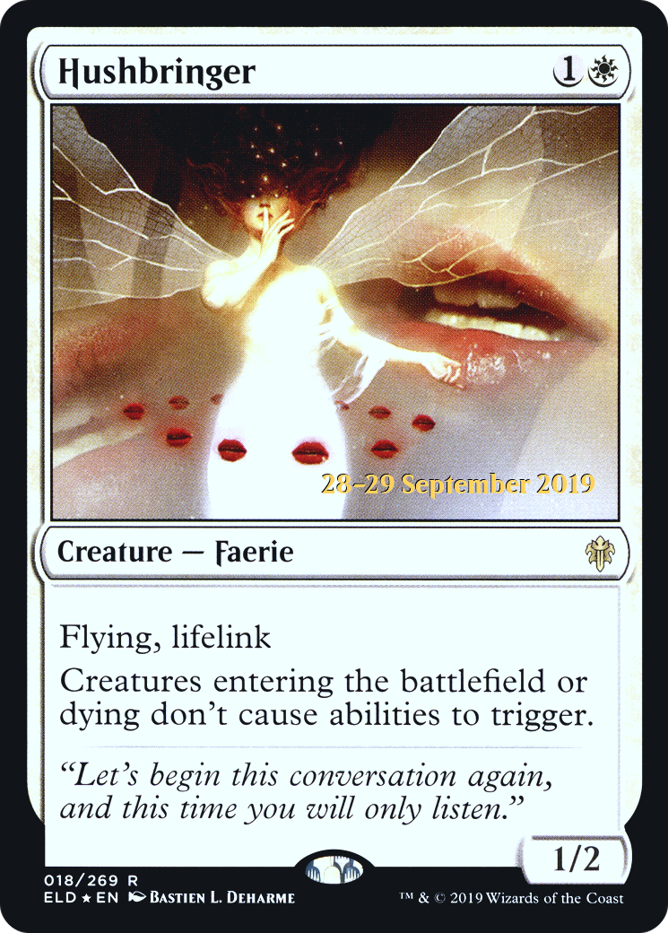 Image of Hushbringer (PRE-018) - Throne of Eldraine Promos Foil