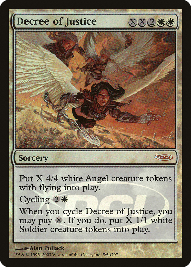 Image of Decree of Justice (JDG-005) - Judge Gift Cards 2007 Foil