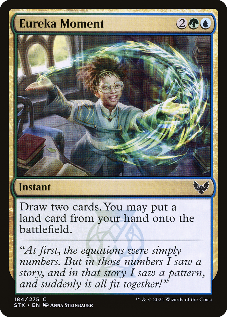 Image of Eureka Moment (STX-184) - Strixhaven: School of Mages
