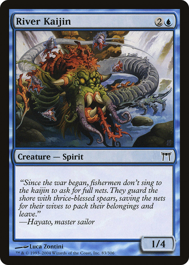 Image of River Kaijin (CHK-083) - Champions of Kamigawa Foil