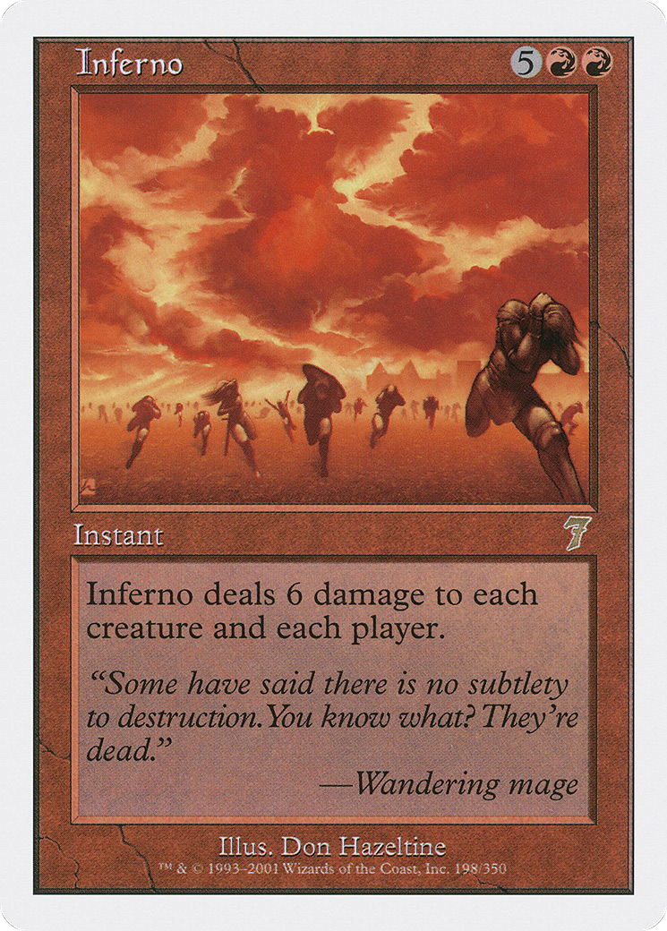 Image of Inferno (7ED-198) - 7th Edition