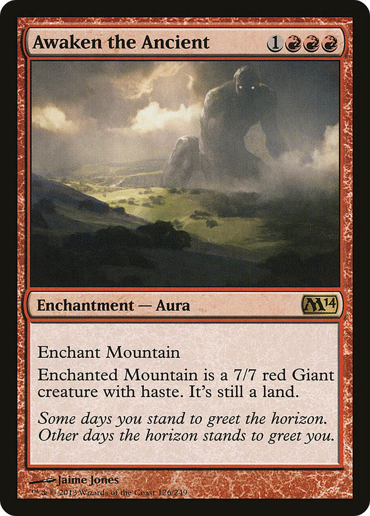 Image of Awaken the Ancient (M14-126) - Magic 2014 Foil