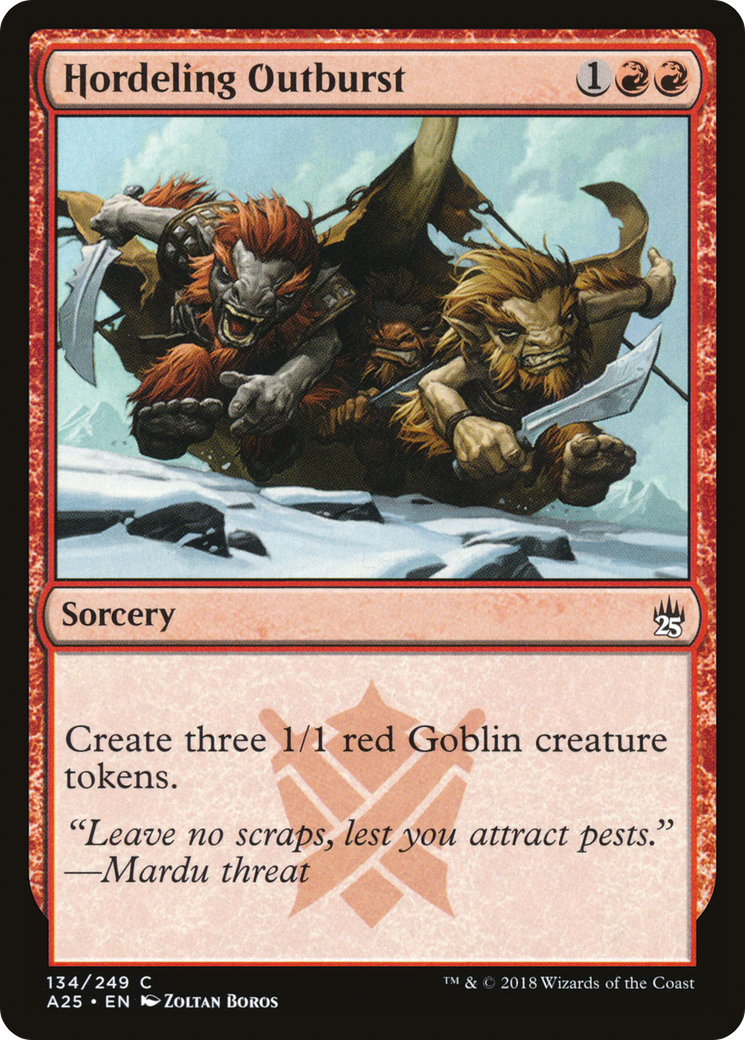 Image of Hordeling Outburst (A25-134) - Masters 25 Foil