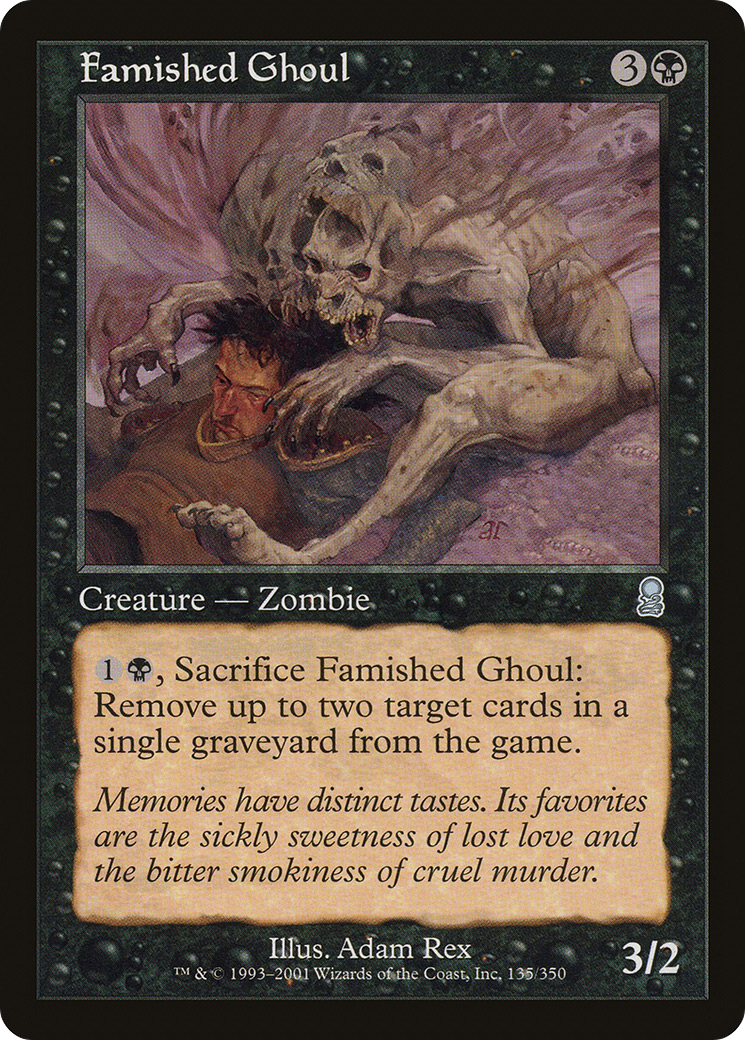 Image of Famished Ghoul (ODY-135) - Odyssey Foil