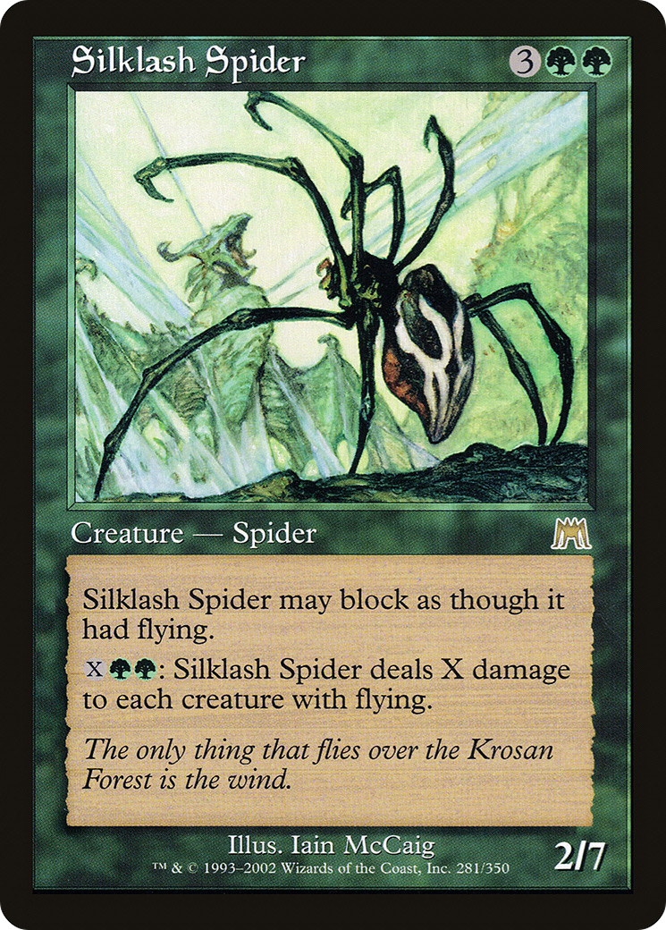 Image of Silklash Spider (ONS-281) - Onslaught Foil