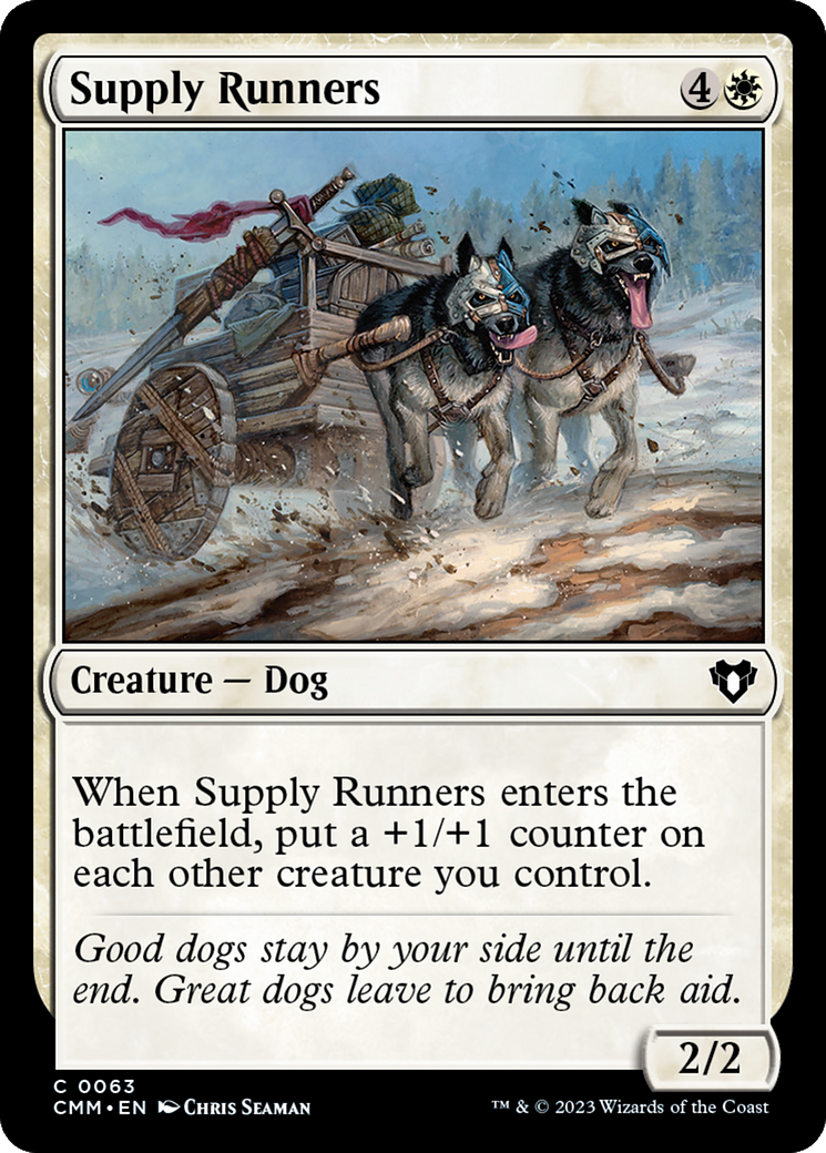 Image of Supply Runners (CMM-063) - Commander Masters Foil
