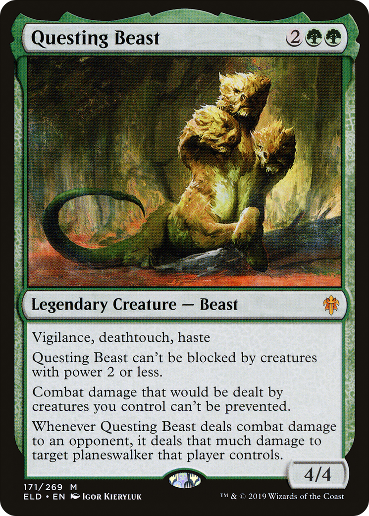 Image of Questing Beast (ELD-171) - Throne of Eldraine Foil