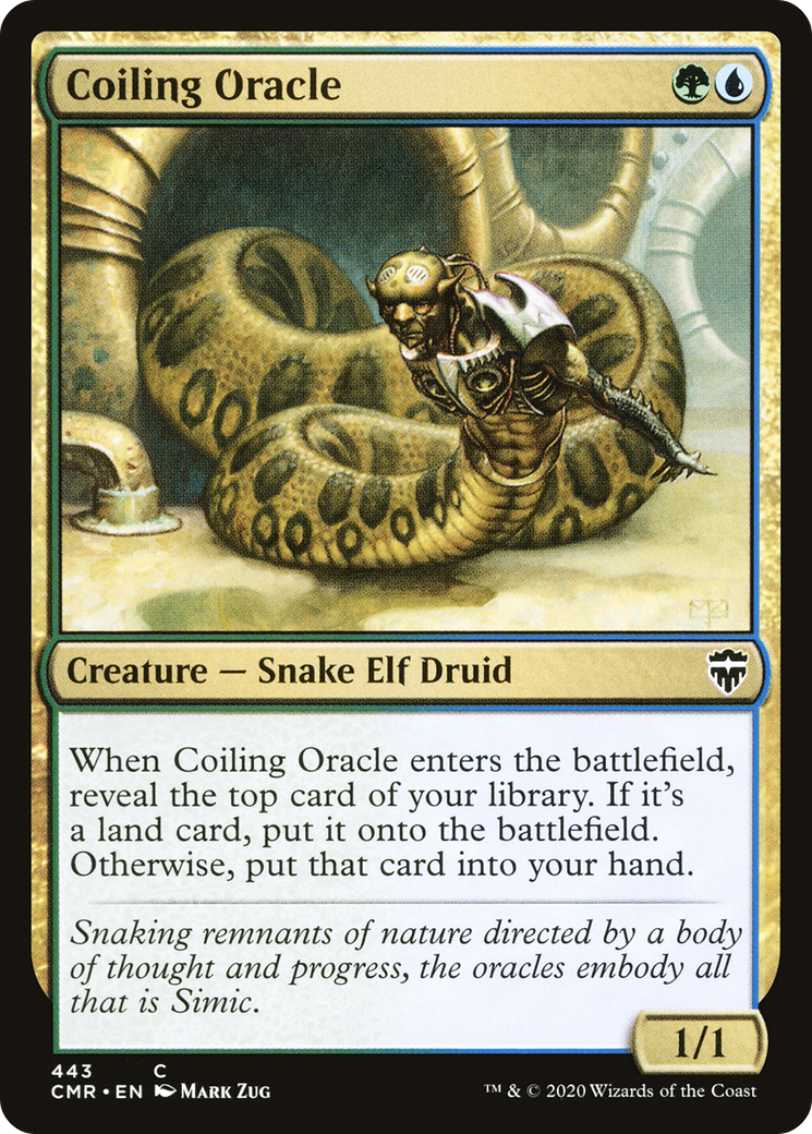 Image of Coiling Oracle (CMR-443) - Commander Legends