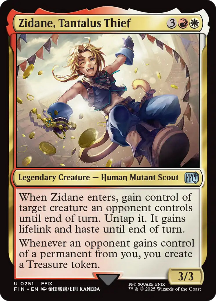 Image of Zidane, Tantalus Thief (FIN-251) - FINAL FANTASY Foil