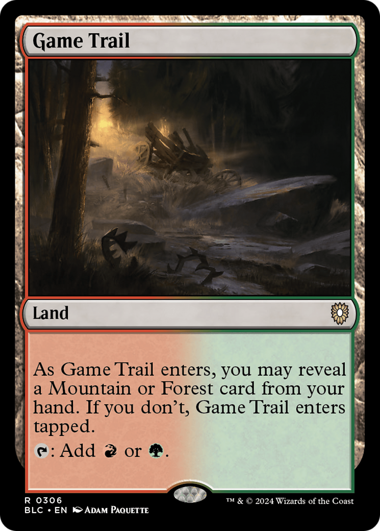Image of Game Trail (BLC-306) - Bloomburrow Commander