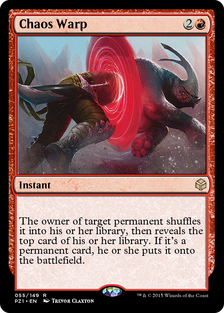 Image of Chaos Warp (PZ1-055) - Legendary Cube Prize Pack