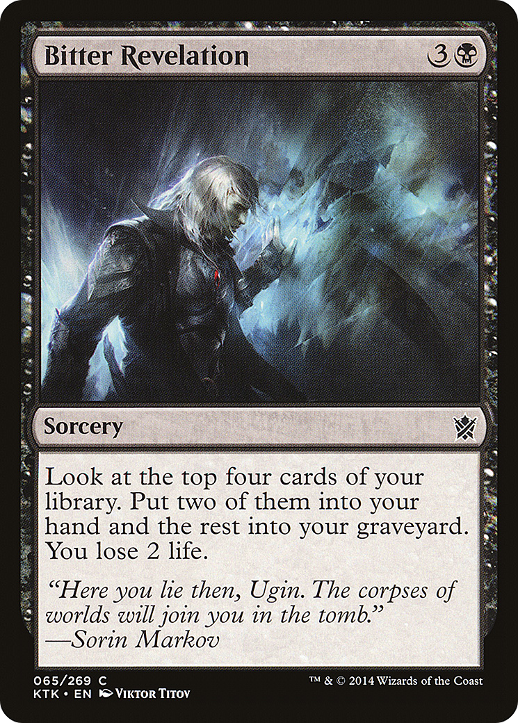 Image of Bitter Revelation (KTK-065) - Khans of Tarkir Foil
