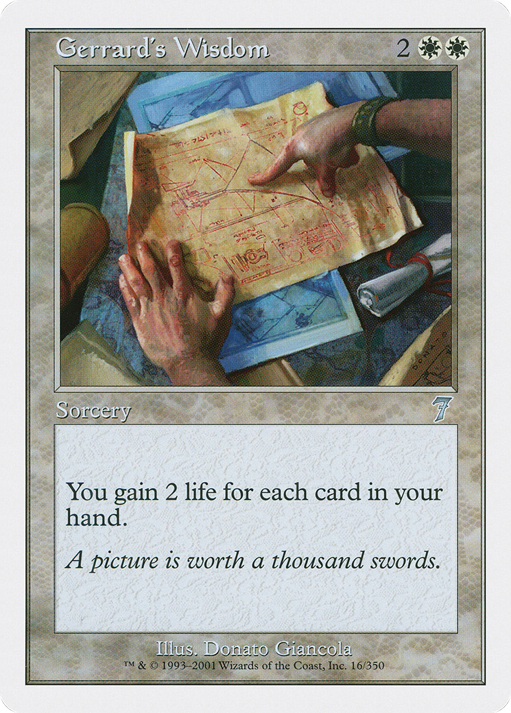 Image of Gerrard's Wisdom (7ED-016) - 7th Edition Foil