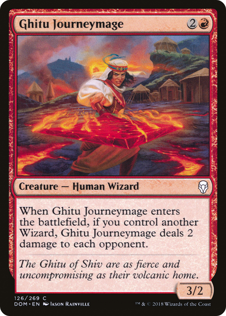 Image of Ghitu Journeymage (DOM-126) - Dominaria Foil