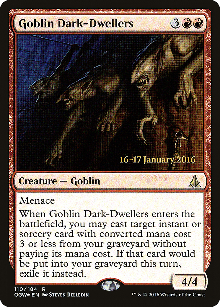 Image of Goblin Dark-Dwellers (PRE-110) - Oath of the Gatewatch Promos Foil