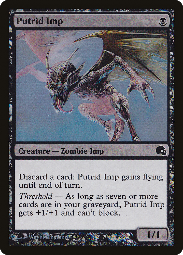 Image of Putrid Imp (GRV-001) - Premium Deck Series: Graveborn Foil
