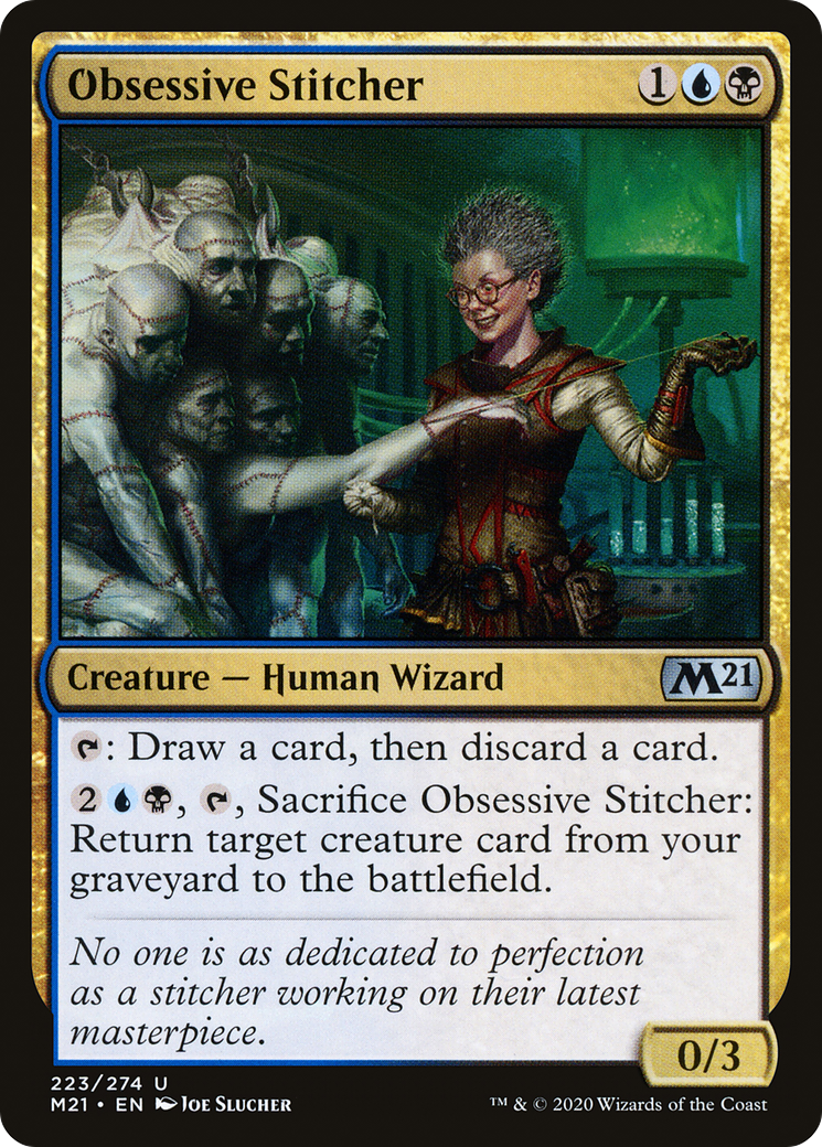 Image of Obsessive Stitcher (M21-223) - Core Set 2021