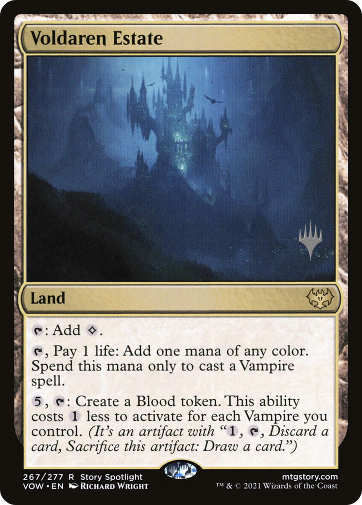 Image of Voldaren Estate (PPNEO-) - Innistrad: Crimson Vow Promos Foil