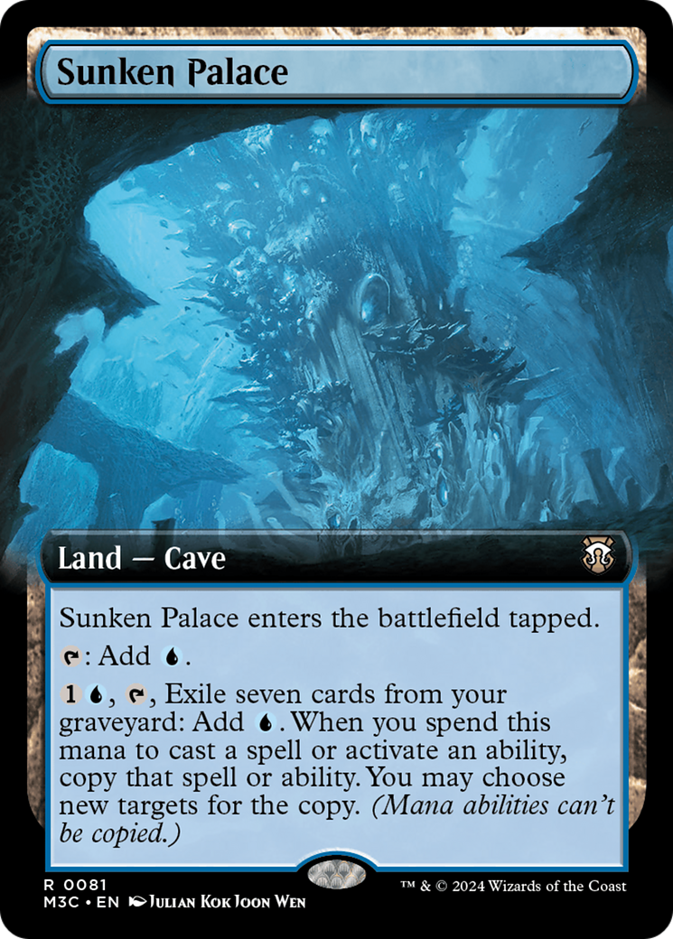 Image of Sunken Palace (Extended Art) (M3C-081) - Modern Horizons 3 Commander: (Extended Art)