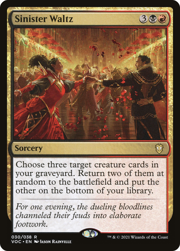 Image of Sinister Waltz (VOC-030) - Crimson Vow Commander