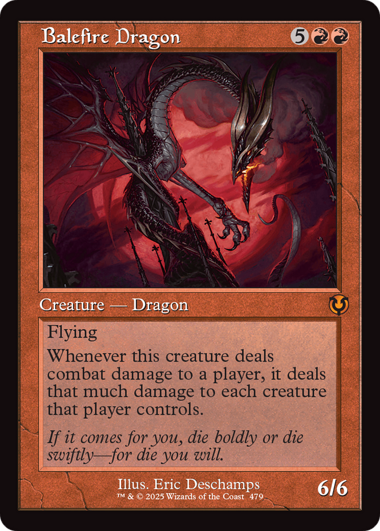 Image of Balefire Dragon (Retro Frame) (INR-479) - Innistrad Remastered