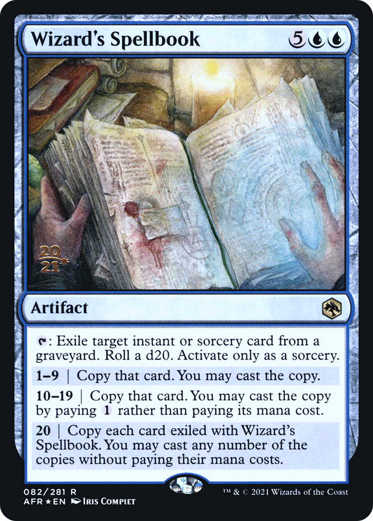 Image of Wizard's Spellbook (PRE-082) - Adventures in the Forgotten Realms Promos Foil