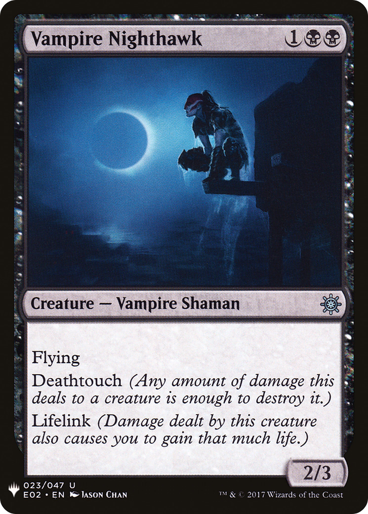 Image of Vampire Nighthawk (E02) (LIST-E02-23) - The List